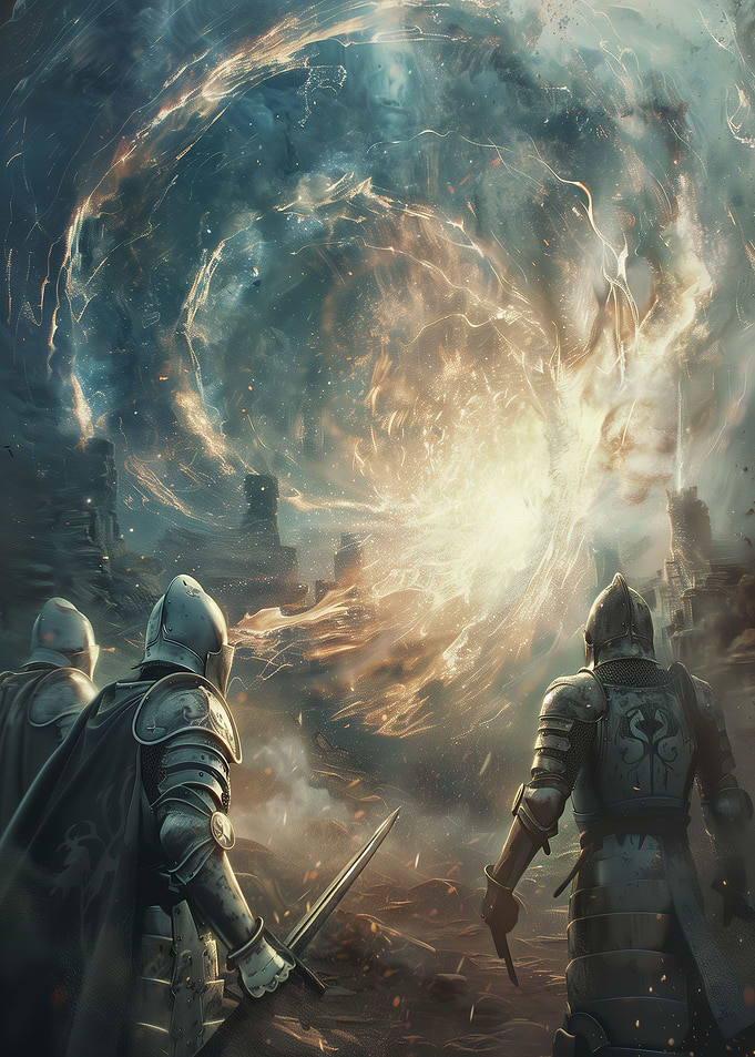 Image Depicting Knights