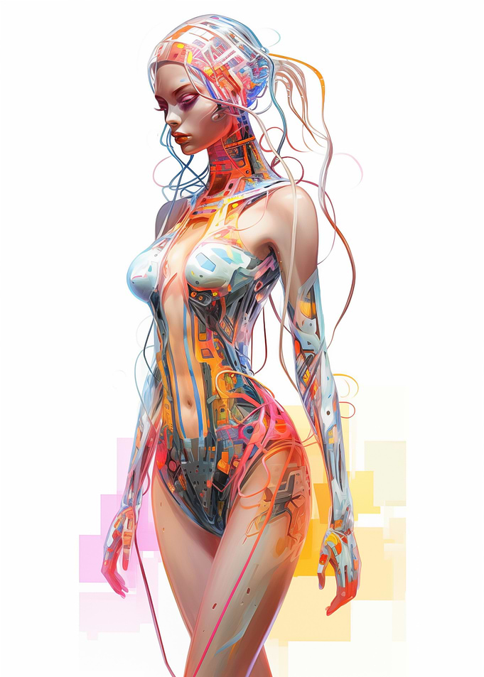 Cybernetic Girl No4