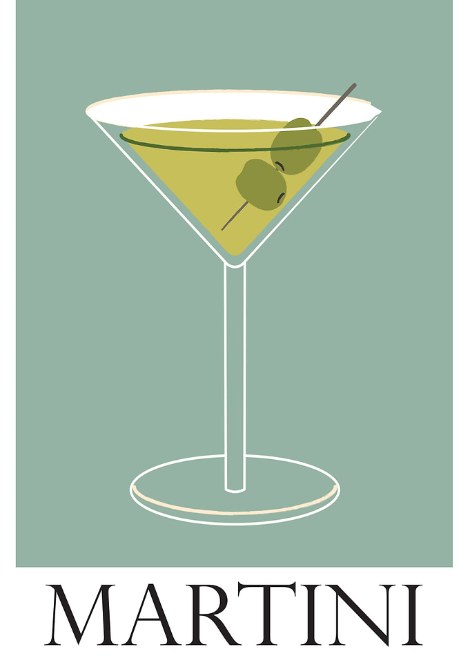 Martini cocktail