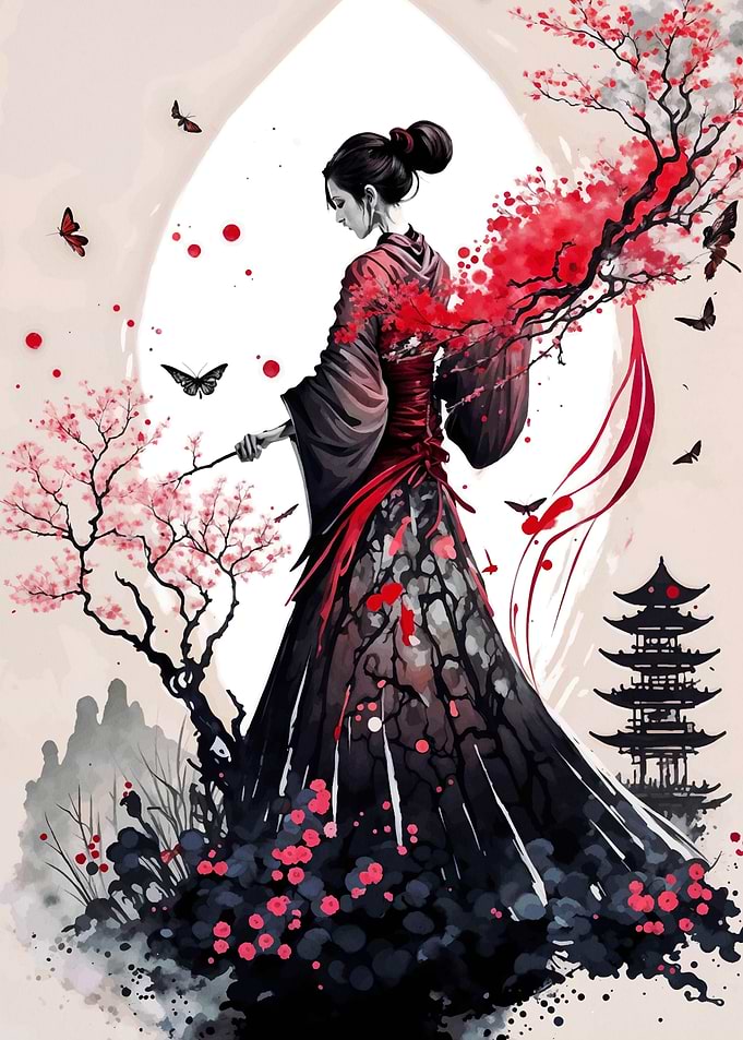 Geisha Cherry Blossom
