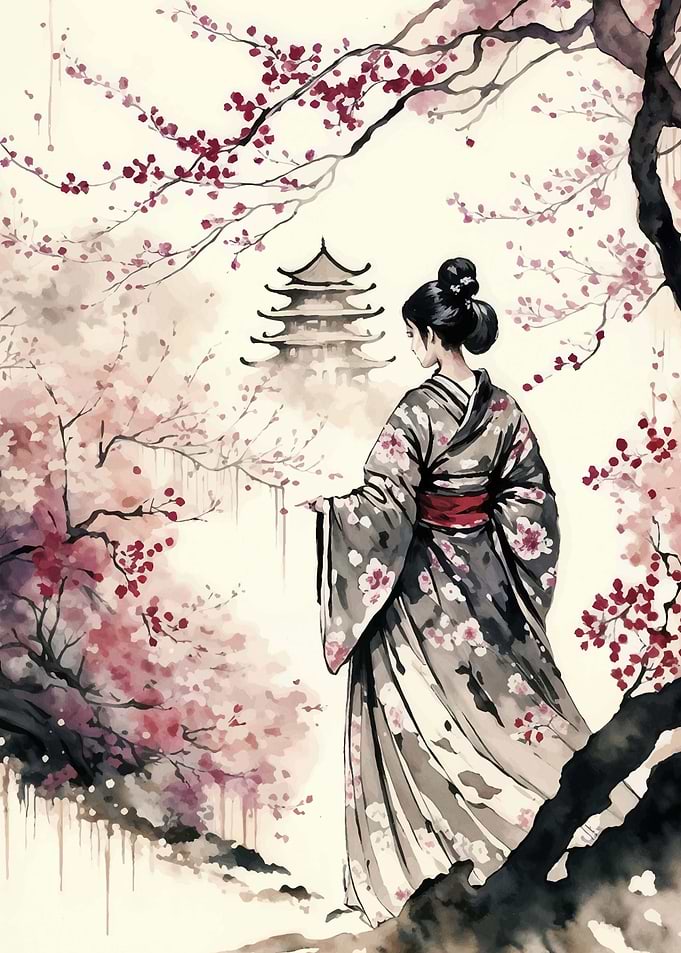 Geisha Cherry Blossom