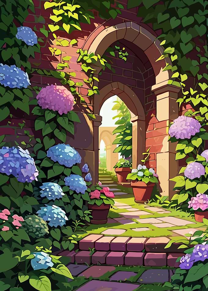 A Flowerful Entrance