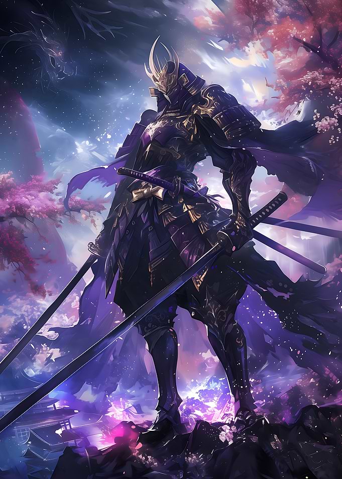 Japanese Samurai Aura