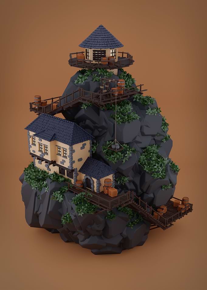 Tavern on the mountain