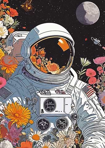Astronaut Flower