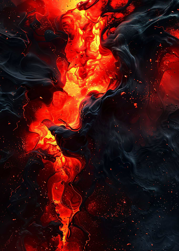 Red Lava Pattern