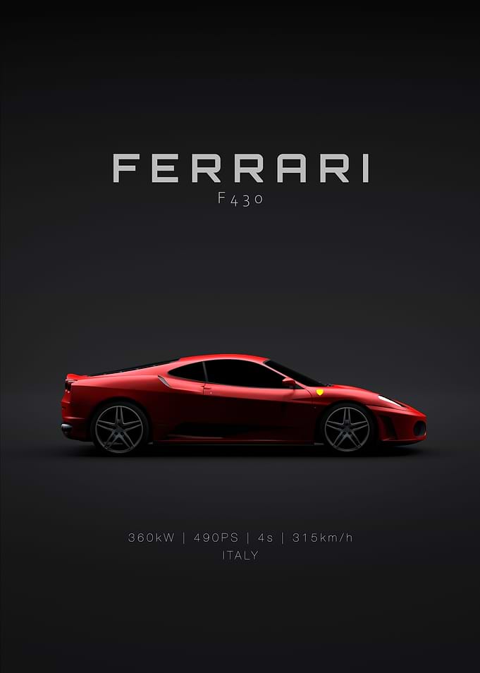 2004 Ferrari F430 Red