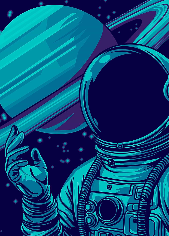 Astronautin saturn