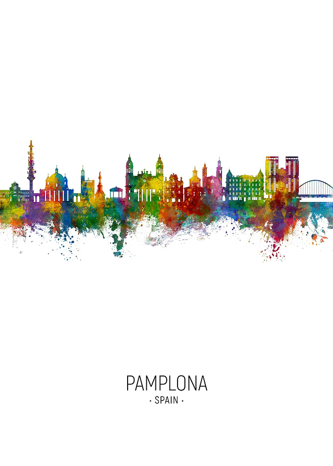 Pamplona Skyline Spain