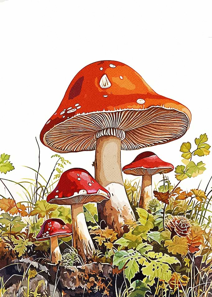 Mushroom Forest Nature