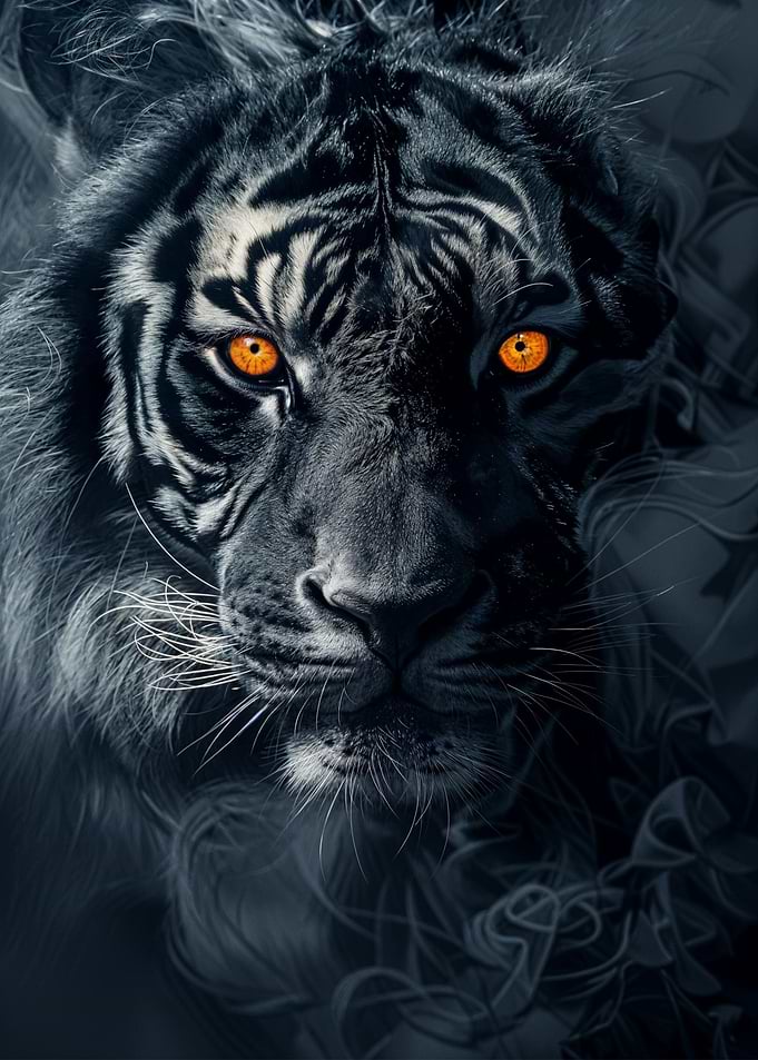 Tiger in Black Smoke