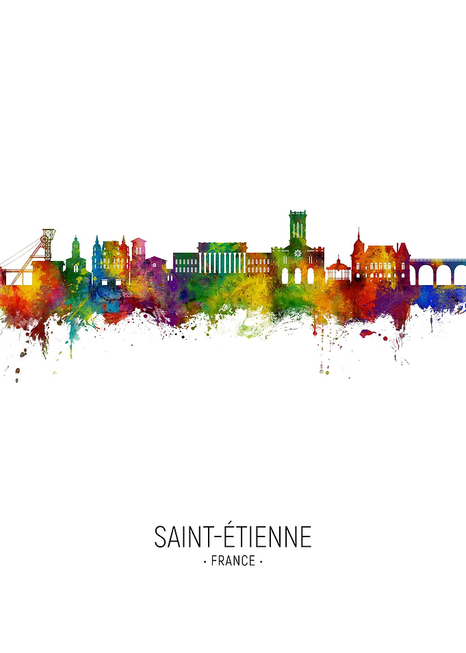 Saint Etienne Skyline