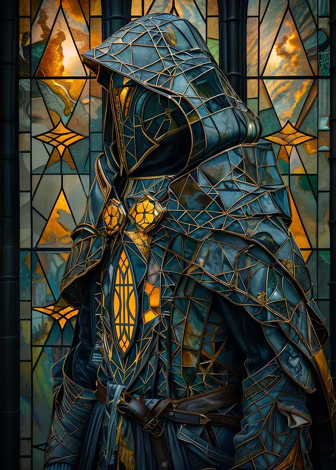 Stained Glass Paladin
