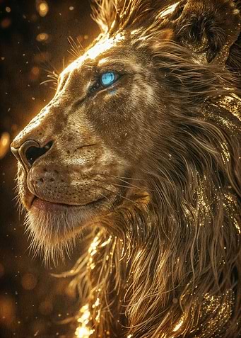 Black and Gold Lions
