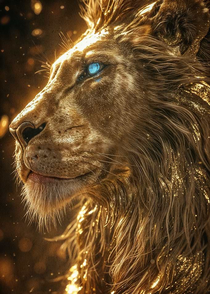 Black and Gold Lions