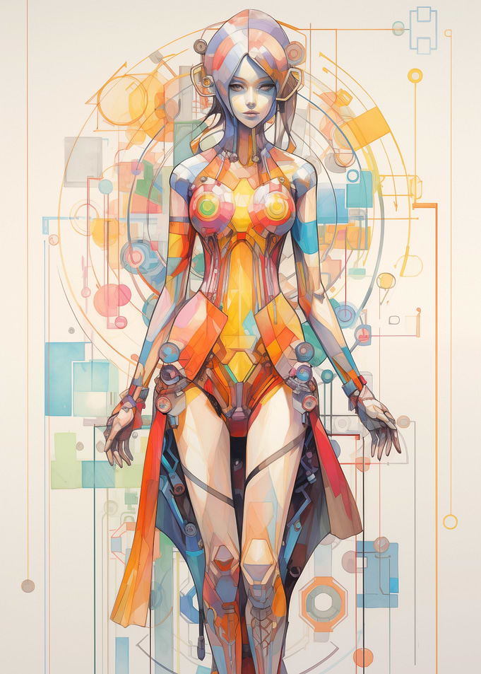 Cybernetic Girl No8