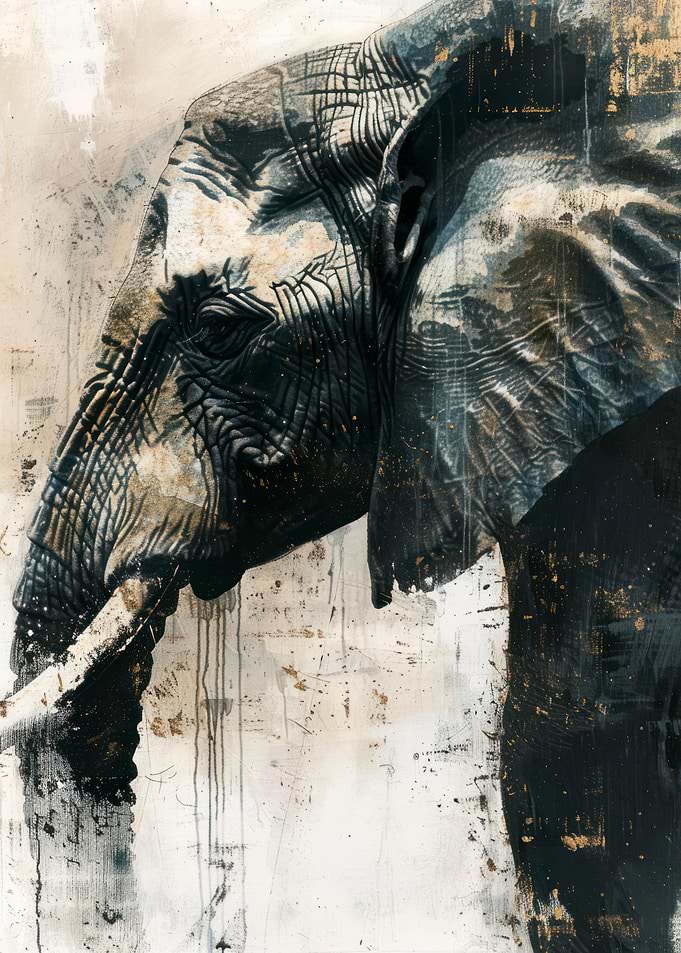 Elephant Grace Painting
