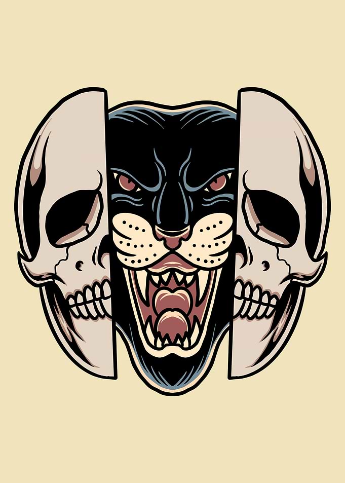 panther inside tattoo