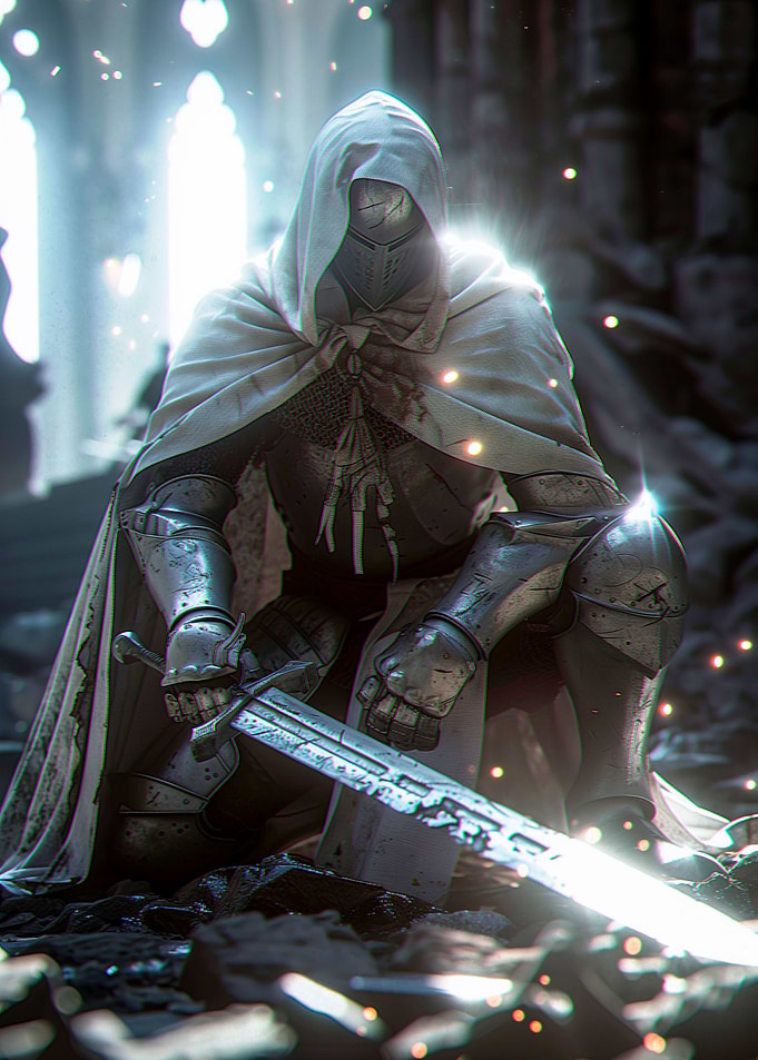 Kneeling Knight