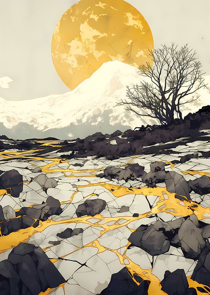 Japan Golden Landscape