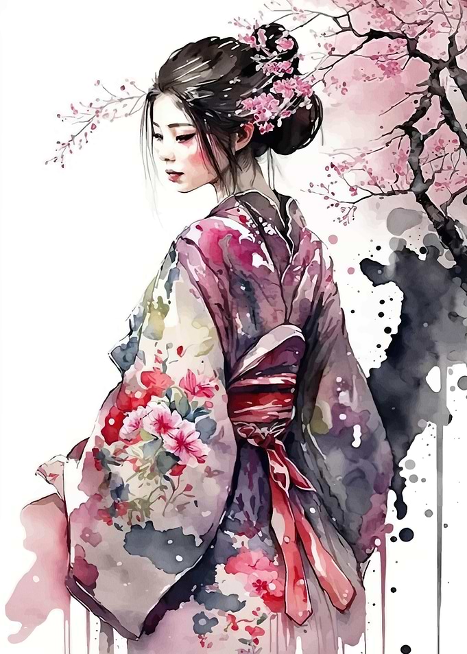 Geisha Cherry Blossom