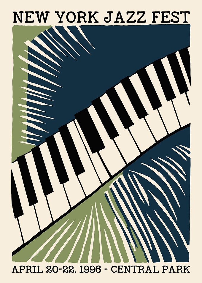 1996 NYC Jazz Fest Poster