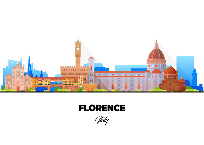Florence Italy Skyline