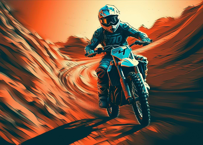 Bike in the desert