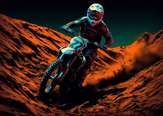 Cross bike racer