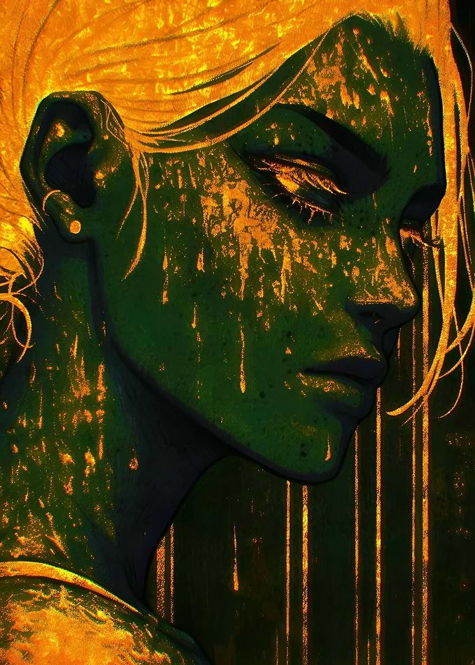 Gold Model Beauty Sun Zen