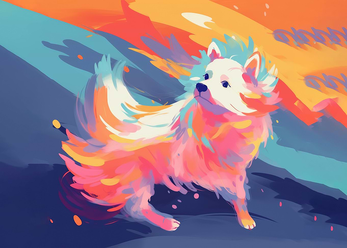 Dog in style