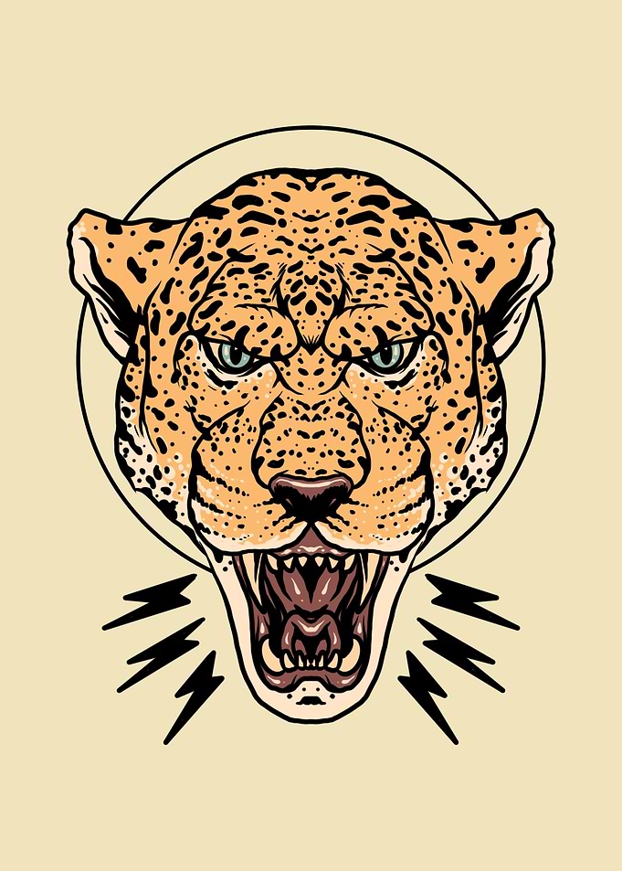 anger of leopard