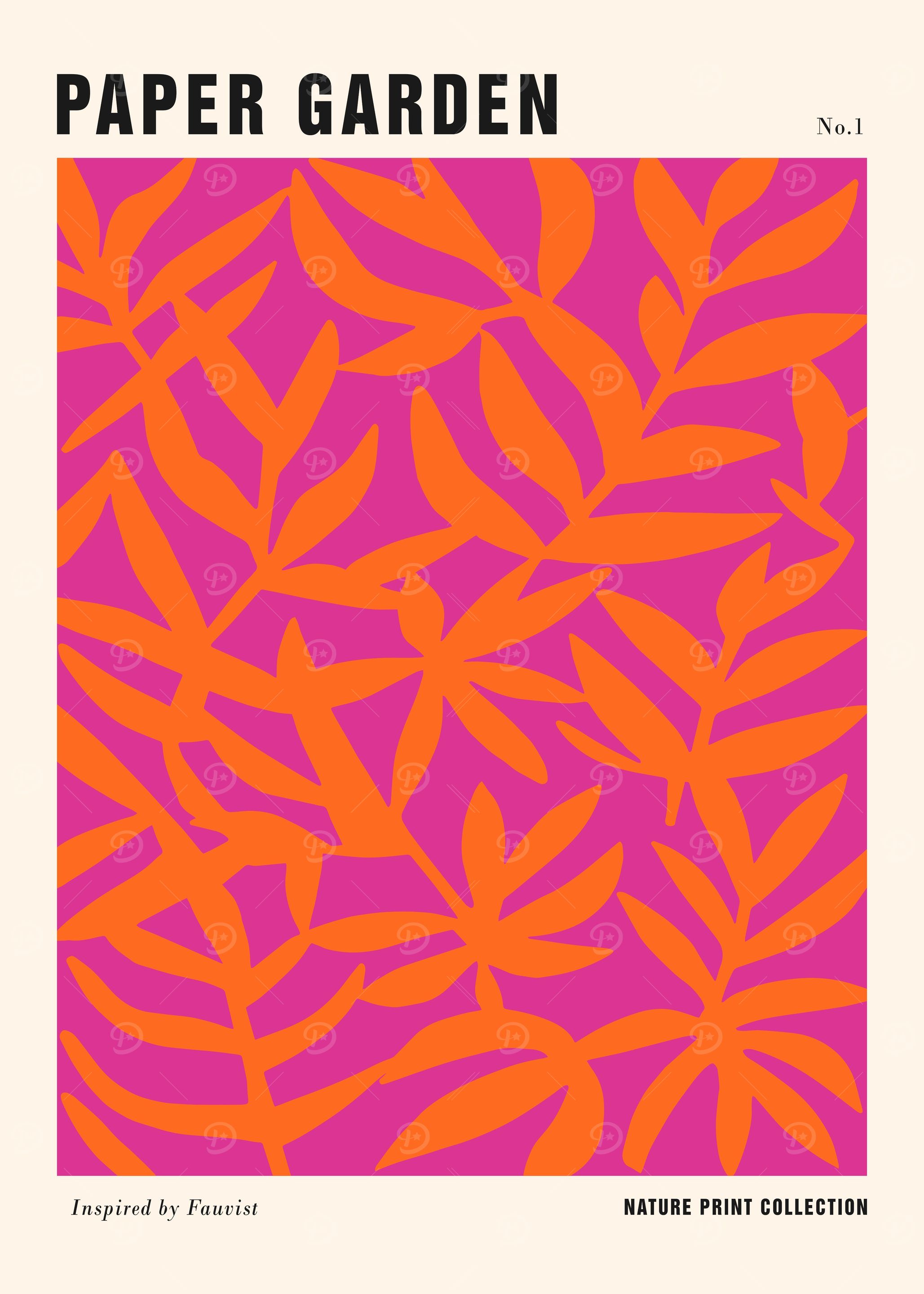 Magenta Paper Garden