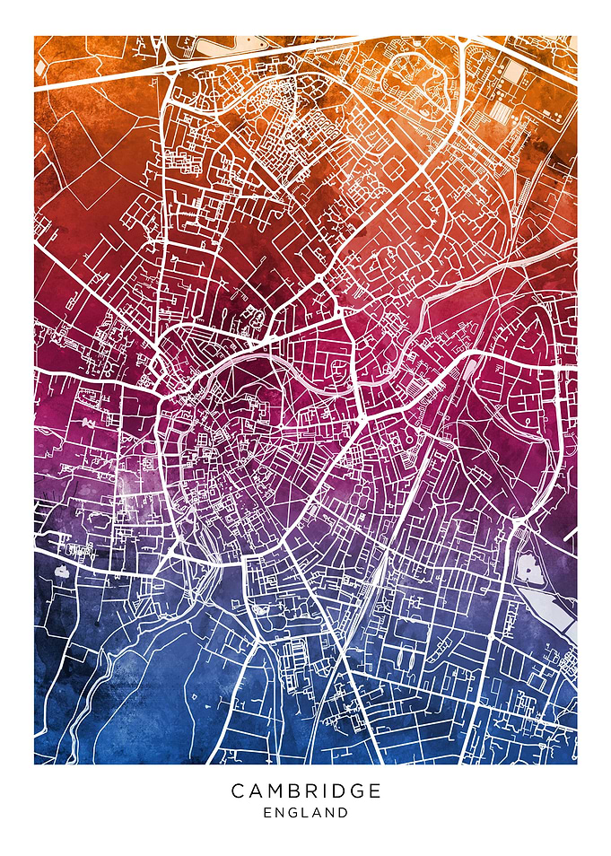 Cambridge England Map