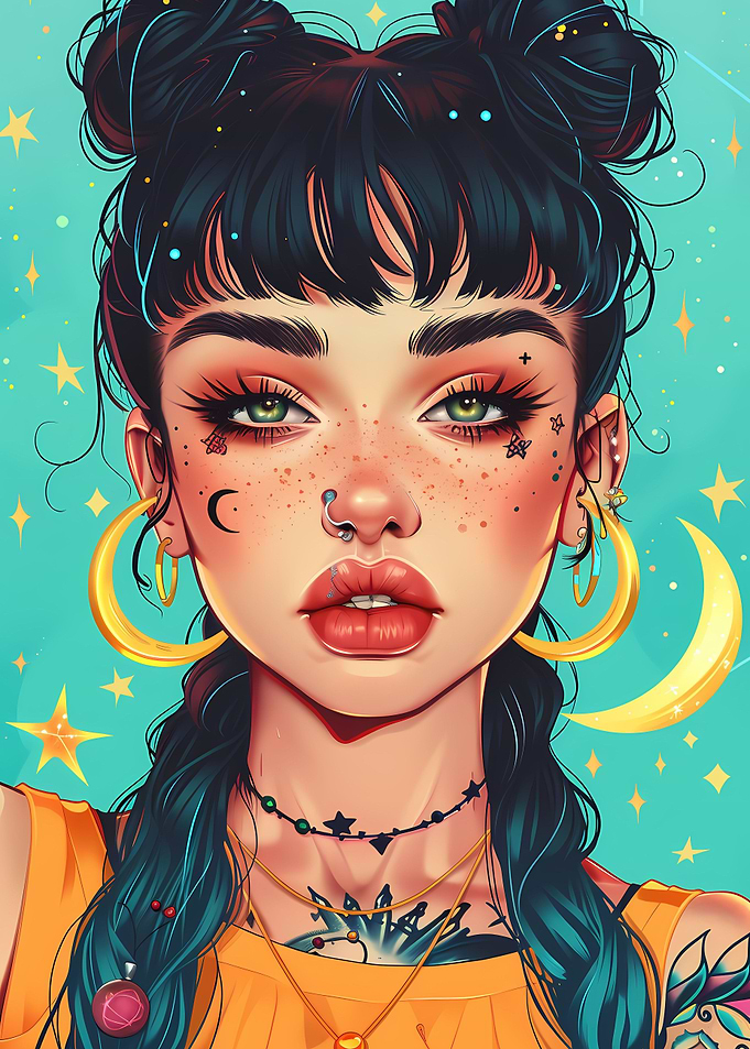 Space Celestial Woman