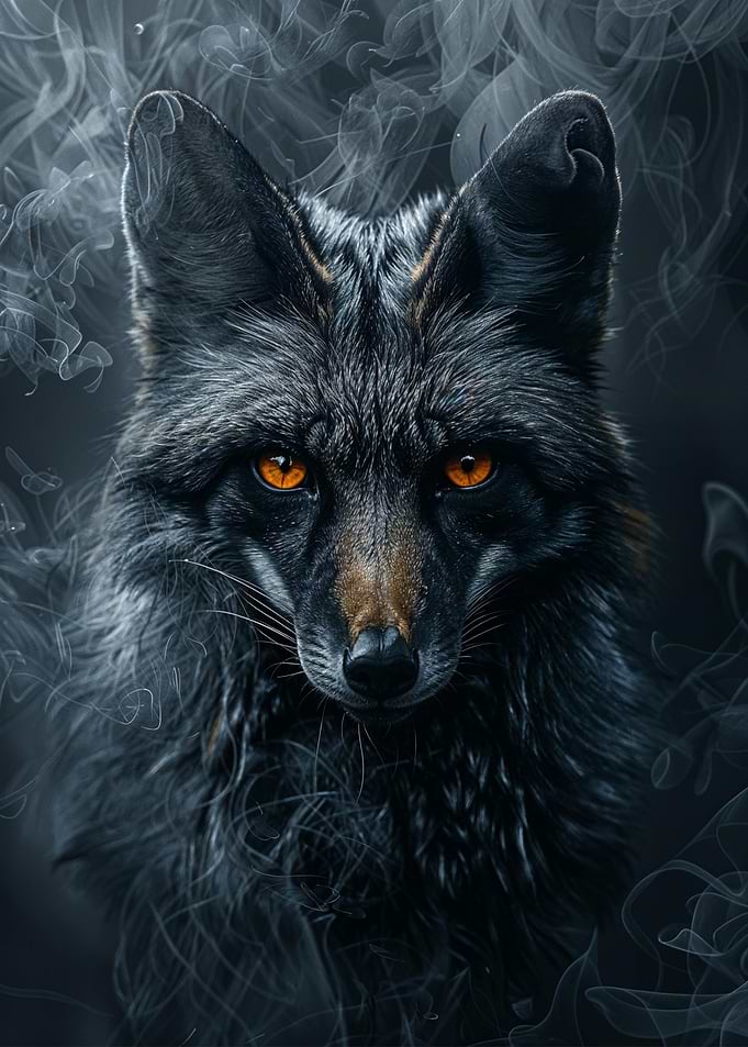 Fox in Black Smoke
