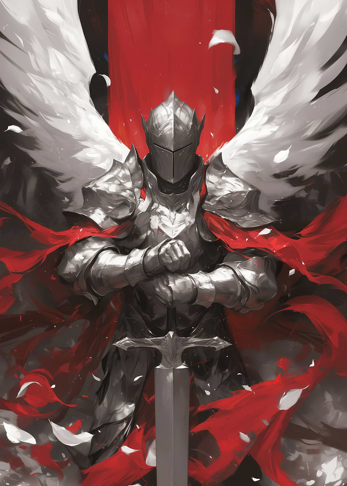 Fantasy Armored Arch Angel