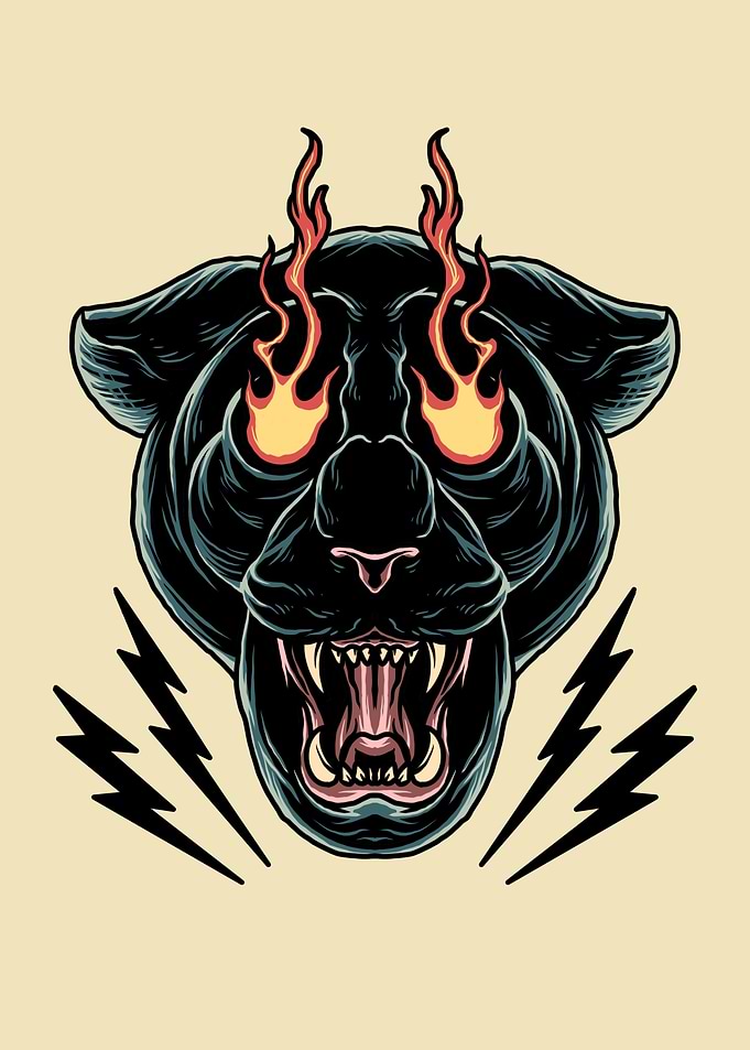 anger of panther