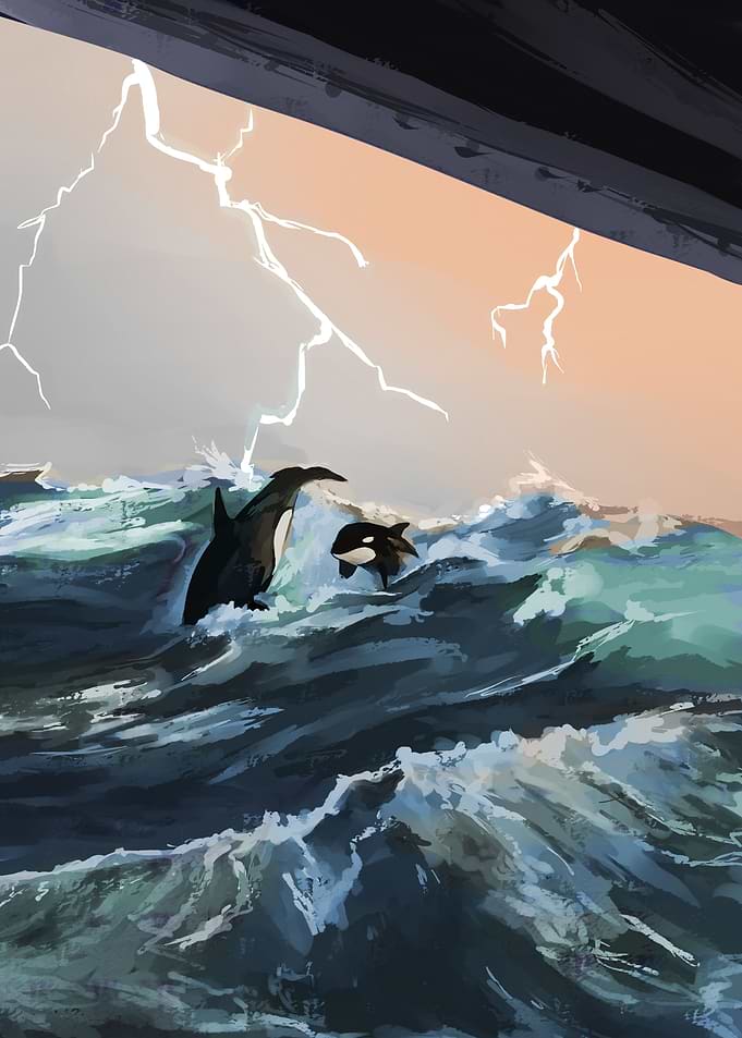 Orca Lightning Strike