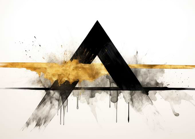 Gilded Tri Black Gold