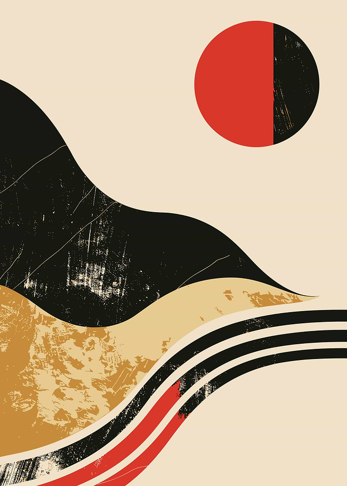 Geometric Sunrise Modern