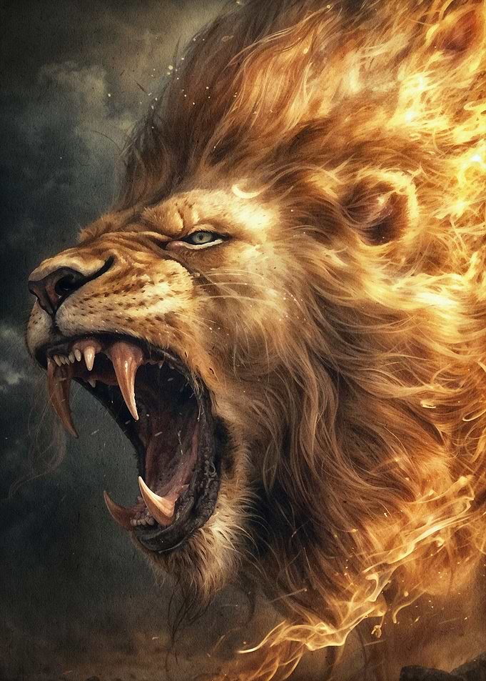 Black and Gold Lions