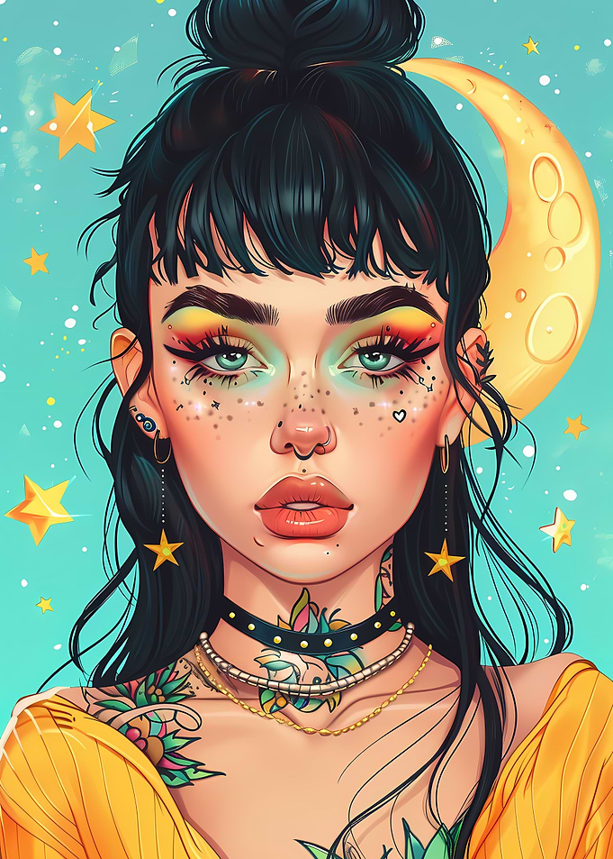 Celestial Space Woman