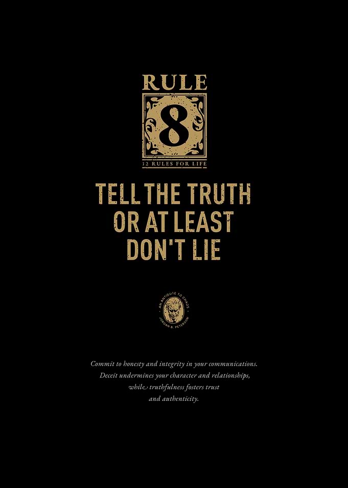 Jordan Peterson RULE 8