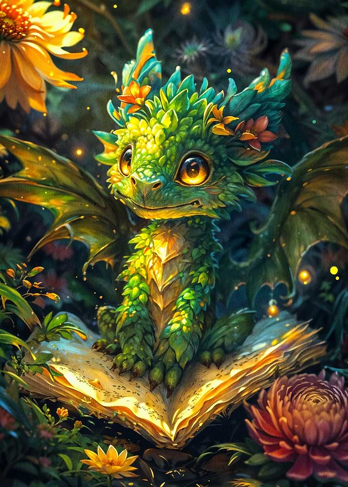 cute dragon animal
