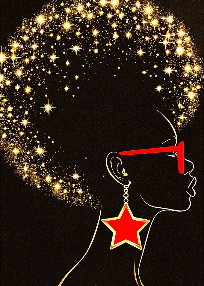 Black Woman Starlight