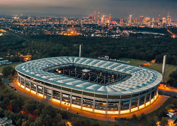 Waldstadion in Frankfurt