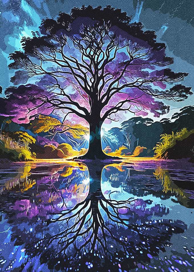 Tree purple