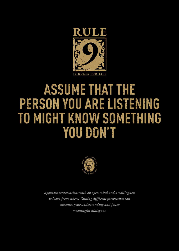 RULE 9 Jordan Peterson