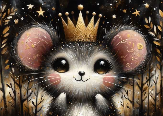 Cute Whimsical Mouse